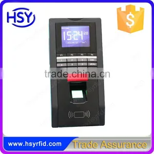 HSY-F5C USB RFID 125khz Card Sensor Gate Access Control Time Attendance and Fingerprint Reader With Keypad thumbnail-1