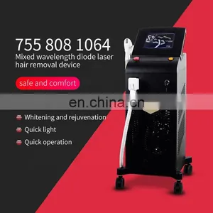 Factory Price A-lma 755 808 1064 Diode Laser Hair Removal Beauty Instrument Mixed 3 Wavelength Suitable for All Skin Tones thumbnail-2