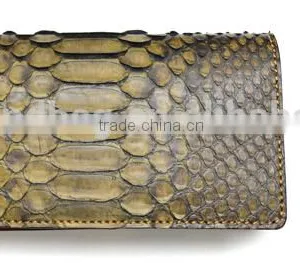 Custom Men Luxury Genuine Python Snake Skin Leather Clutch Bag Wallet thumbnail-4
