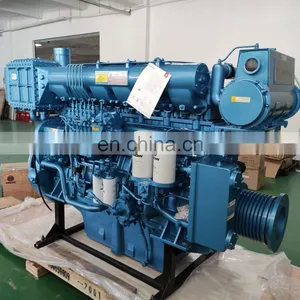 Genuine 397kw/540hp/1200rpm 6 Cylinders WEICHAI Machine Diesel Engine thumbnail-5