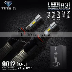 2016 New Design 3000k 4300k 5000k 6000k OEM/ODM Air-spaced Doublet 9012 Led Headlight thumbnail-1