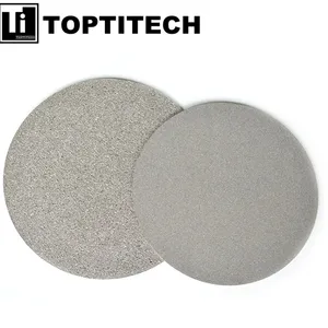 1mm Thickness Titanium Sintered Metal Porous Filter Plate Porous Titanium Filter Powder Metallurgy Filtration PEM Electrolysers thumbnail-4