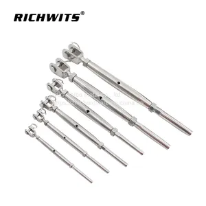 304/316 Stainless Steel European Type Closed Body Turnbuckle thumbnail-1