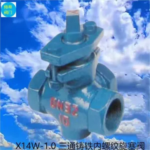 X13W-10 Cast Iron Threaded 2-Way Plug Valve thumbnail-2