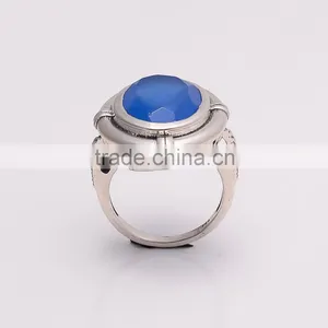 CHALCEDONY RING ,925 Sterling Silver Jewelry Wholesale,WHOLESALE SILVER JEWELRY,SILVER EXPORTER,SILVER JEWELRY FROM INDIA thumbnail-3