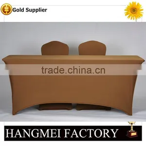 Spandex Table Cloth Polyester Banquet Wedding Cheap Table Cloth thumbnail-1