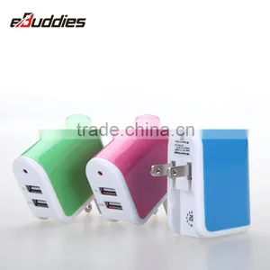 Electric Type and Mobile Phone Use Dual Usb Wall Charger 5V 2.1A thumbnail-5