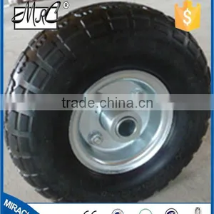 Factory Direct Manufacture 2 Wheels Wheelbarrow Small Rubber Wagon Wheel 4.10 / 3.50-4 thumbnail-1