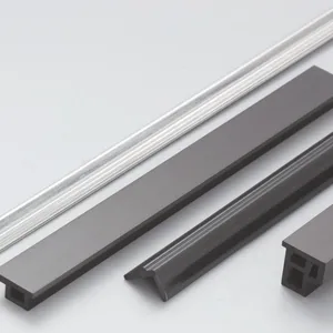 Customized Rigid, Semi Rigid, Foam PVC Extrusion Edge Strip Keder Rail Material for Different Industries thumbnail-1