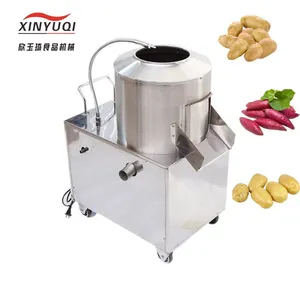 Potato Peeler Machine; Commercial Small Fully Automatic Ginger Peeler; Washing Machine for Sweet Potatoes, Taro, Potatoes; Skinning Machine thumbnail-1
