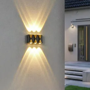 Modern Exterior Light Led Porch Lights Outdoor up Down Hallway Waterproof Wall Washer Lamp for House Villa Entryway Corridor thumbnail-3