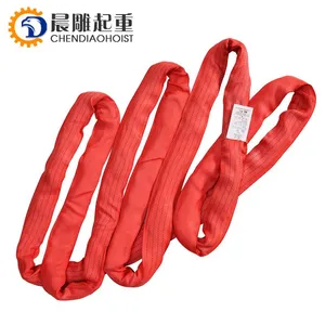 Double Eyes Round Sling, Soft Sling Lifting Belt thumbnail-2