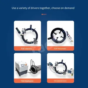 Top-89 Beveling Machine, Top-168 Pneumatic External Clamp Pipeline Beveling Machine, Petroleum Pipeline Beveling Cutter thumbnail-2