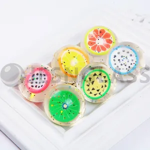 Factory Wholesale Various Design 20mm 27mm 32mm 35mm 38mm 45mm 49mm 56mm 60mm 3D Fruit Bouncy Toy Rubber Balls thumbnail-2