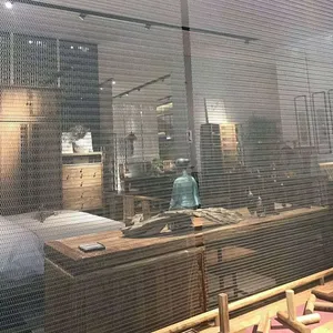 Suitable for Architectural Partition Mesh, Decorative Stainless Steel Spiral Wire Mesh, Sizes and Colors Can be Customized. thumbnail-3