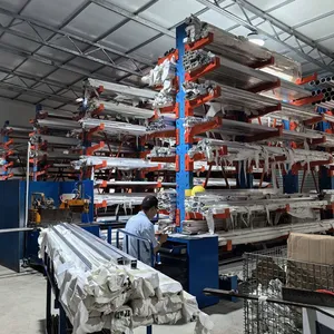 Industrial Cantilever Storage Rack Heavy Duty Single Side Double Side Long Goods Storage Rack thumbnail-2
