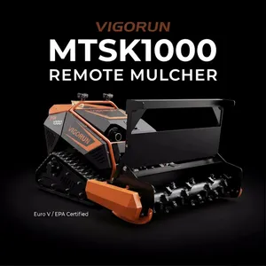 Vigorun MTSK1000 Lawn Mover One Machine, Multiple Tasks CE EPA Certification Self-propelled Mulcher for Crop Areas thumbnail-1