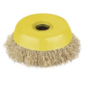 Bowl Type Steel Wire Brush, 3 Inch Angle Grinder Rust Removal Wire Brush thumbnail-1