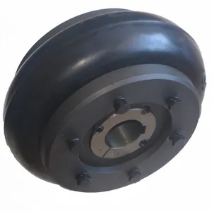 Tyre Coupling With Taper Bush Flexible Rubber Coupling for Misalignment Compensation in Power Transmission thumbnail-1