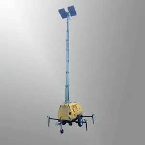 Automatic Hydraulic Lifting Light Tower Trailer Mounted Outdoor Mobile Lighting Tower thumbnail-4
