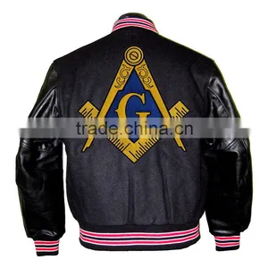 Masonic New Model College Varsity Letterman Jacket thumbnail-1