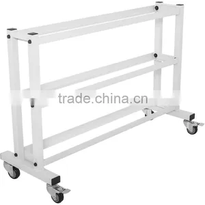 Medicine Ball Rack With Casters 3 Storage Levels thumbnail-2