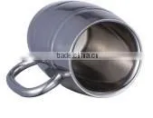 Passed FDA, CA65 Double Wall Barrel Shaped Stainless Steel Beer Mug 18oz/copper Plating Beer Mug thumbnail-2