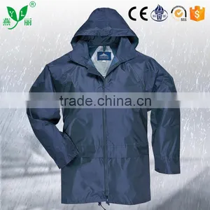 HANGZHOU YANLI 100%waterproof,breathable,pvc Rain Coat /raincoat Quality Choice Most Popular thumbnail-2