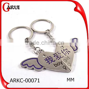Christmas Gifts Angel Wings Cute Couple Keychains for Boy and Girl thumbnail-1