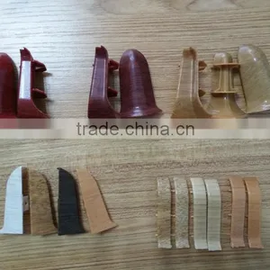 China Supplier Imitation Wood Grain Flooring Trim Pvc Skirting Board thumbnail-5