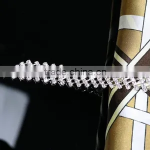 Exaggerated Ultra Wide Diamond Bracelet The Bride Bracelet thumbnail-2