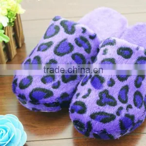 Leopard Print Winter Soft Bedroom Slippers Fashion Household Slippers Wholesale thumbnail-3