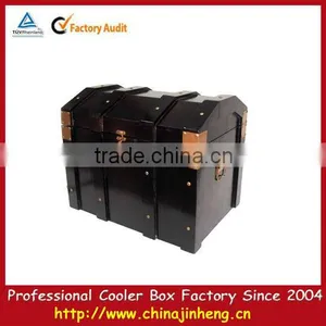 Wood Cooler Box With Lid thumbnail-1