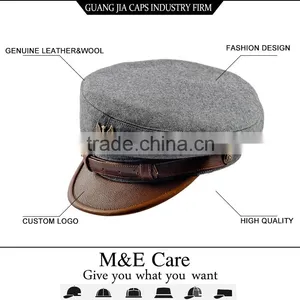 High-end High Quality Custom Military Officer Cap Wholesale thumbnail-1