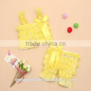 Baby Clothes Baby Girls Outfits Baby Romper Sets (romper +pants) thumbnail-6