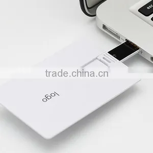 Custom White Card Usb Drives 1gb Printed thumbnail-2
