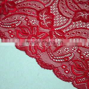 Elegant Embroider Jacquard Nylon Lace Fabric for Bra and Underwear thumbnail-2