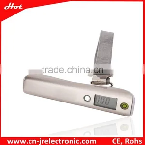 Best Souvenir Gift Items 50kg Stainless Steel Green Backlight Digital Luggage Scale With Measurement Tape thumbnail-1