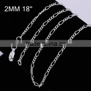 Hot Hot Sale France Pure Silver Chain Necklace LKNSPCC013 thumbnail-1