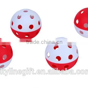 PP/PE/EVA Plastic Sports Ball, Wiffle Sports Ball With Hole for Promotional thumbnail-5