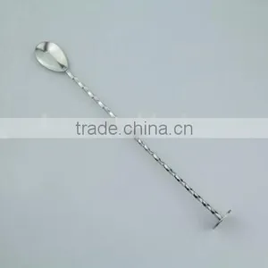 FDA Approved Hot Sell Stainless Steel Cocktail Spoon Quality Choice thumbnail-2