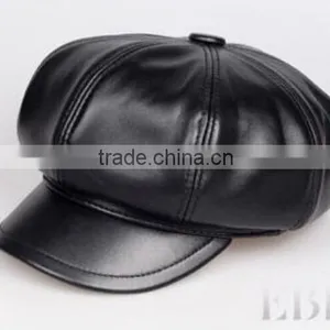 2016 Girls Multi-panel PU Baseball Cap,leather Cap thumbnail-5