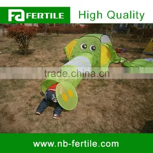 Wfz226613 Green Color Elephant Shape Kids Play Tunnel Tent thumbnail-1
