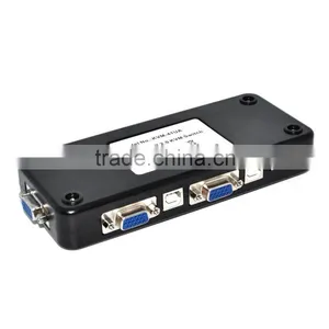 4 Port Hub USB 2.0 KVM VGA/SVGA Switch Box Adapter Connects Printer Intelli Keyboard Mouse 4 Computers Use 1 Monitor thumbnail-4