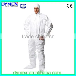 Disposable Non-woven Coverall With Hood and Boot thumbnail-1