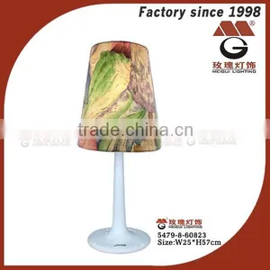 White Small Table Lamp Made in Guzhen thumbnail-1