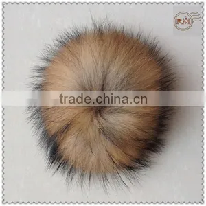 Genuine Raccoon Fur Pompons thumbnail-6