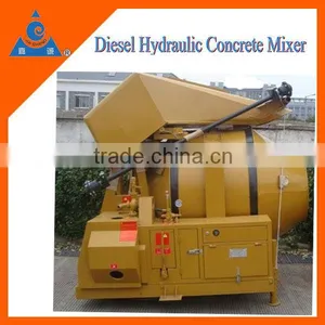 JZR350 Wheels Diesel Concrete Mixer With Hydraulic System thumbnail-1