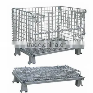 Galvanized Steel Wire Storage Cage / Warehouse Cage thumbnail-4