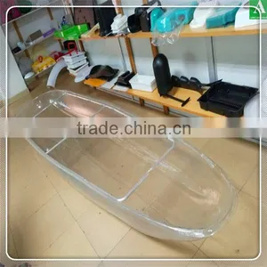 PC Leisure Boat Clear Plastic Traveling Kayak Polycarbonate Canoe Quality Choice thumbnail-5